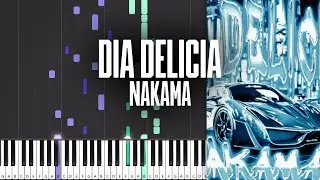 DIA DELICIA - NAKAMA - Piano Tutorial + MIDI