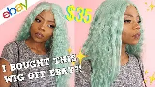I BOUGHT THIS WIG ON EBAY?! BEST AND MOST AFFORDABLE MERMAID WIG EVER!!
