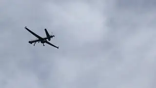 MQ-9 Reaper Drone Landing