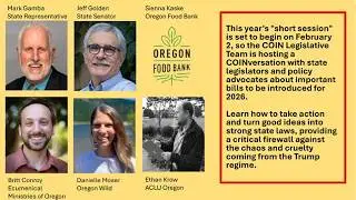 COINversations - A Sneak Preview of Oregon's 2026 Legislative Session