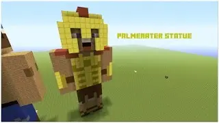 Minecraft | Palmerater Statue | Tutorial