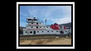 Ohio River Barges - Marathon Petroleum - Amherst Madison - Boat - Oil & Gas - Coal -