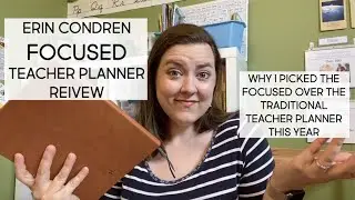 Erin Condren Focused Teacher Planner flip through + why I chose the Focused planner this year