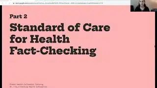 Fact checking health information with Digital Health Lab Director, Nat Gyenes