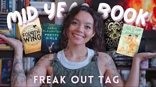 MID YEAR BOOK FREAK OUT TAG 2023 | let's discuss the books I've read