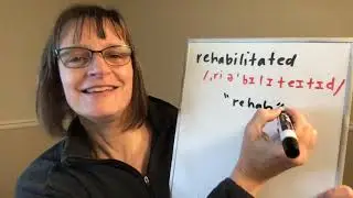 How to Pronounce Rehabilitated and Rehabilitation (Free American Accent Training)