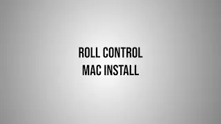 GM Plugins Mac Install (Roll Control, Niente)