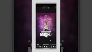 Happy birthday banner photo editing in PicsArt app telugu|| how to edit birthday photo #ismartanji