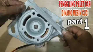 Penggiling pelet dari dinamo mesin cuci