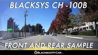 BlackSys CH-100B Day Time Front & Rear Video Sample - BlackboxMyCar
