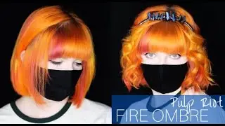 Burnt Orange Hair Color || Pulp Riot Fire Hair