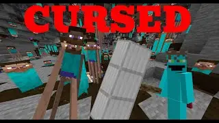 Surviving Minecraft's Most CURSED Texture Pack