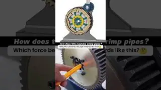 Pipe Crimping Machine &ndash; How It Applies Radial Force #engineering #mechanicalengineering #automotive