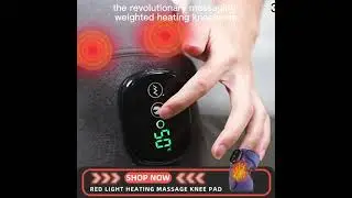 Red light heating massage knee pad