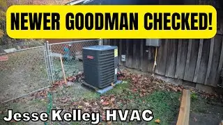 Goodman heat pump maintenance!