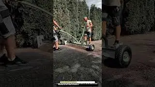 Manual Soil Leveling Worktool with Rake Roller for Garden Preparation