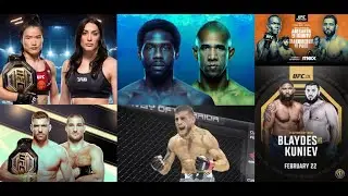 Agenda UFC Febrero 2025