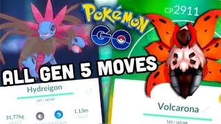 ALL GEN 5 MOVES & STATS IN POKEMON GO