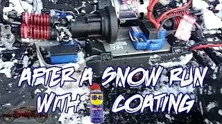 Traxxas Summit  RC car after a good snow bash!
