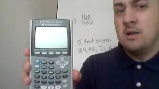 TI 83 / TI 84 Calculator Workshop Part 2: Menus & Statistics