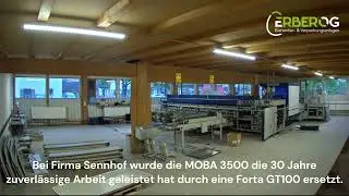 Abbau der Moba 3500 und Aufbau einer Forta GT100 bei Sennhof