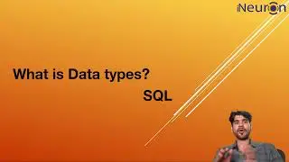 What is data types SQL || Structured Query Language