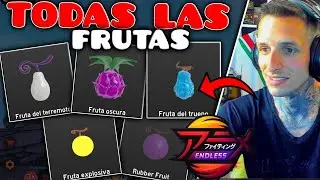 🔥TODAS LAS FRUTAS DE ANIME FIGHTING SIMULATOR ENDLESS ROBLOX (devil fruits)