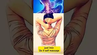 Easy self massage for neck pain relief #neckmassage #selfmassage