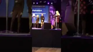 S:t Julian priset 2016 - konferencier Anna Bergholtz m&ouml;ter de nominerade