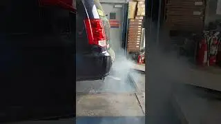 When exhaust smoke is this thick, time to get it checked out #shorts #cars