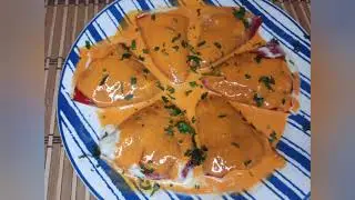 Pimientos del piquillo rellenos de bacalao. Mambo cecotec.
