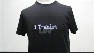 New fashion of LED Programmable T-shirt in 2020