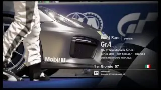 GTS FIA Manufacture Cup 3. Round A/S Rating