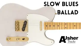 Slow Blues Ballad Guitar Backing Track Jam in A minor