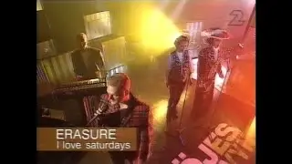 Erasure - Interview + I Love Saturday (Live Nöjesrevyn 1994)