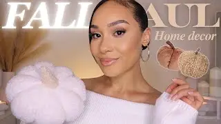 ASMR Cozy Fall Haul Autumn Decor ☕️🍂 Fabric sounds, tapping and cork sounds