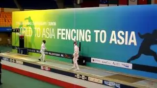 14.07.04 T04 - 박경두-PARK Kyoungdoo(KOR)vs정진선-JUNG Jinsun(KOR)-Suwon AsiaFencing Ch. BY UnTouche
