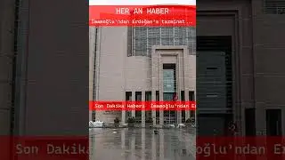 SON DAKİKA: İmamoğlu, Erdoğan'a Tazminat &Ouml;deyecek! | Son Dakika