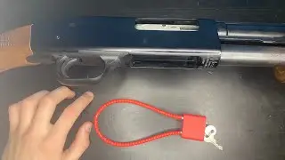 How to Put a Gun Lock on a Shotgun! ￼