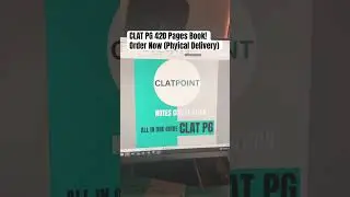 Best Books for Cracking *CLAT PG 2025* by CLAT POINT - ALL IN ONE GUIDE