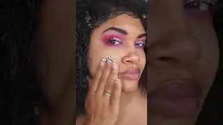 Simplest Glitter Makeup Tutorial #shorts #shortsvideo #makeuptutorial