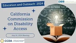 CCDA Education and Outreach Committee Meeting July 2024