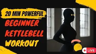  @XrszStarr 20m live kettlebell workout | train at home to recomp body | #fitover40 #fitover40women 