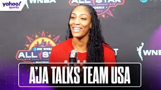 🗣️ A'JA WILSON talks TEAM USA chemistry, WNBA's growth and more at All-Star 2024 | Yahoo Sports