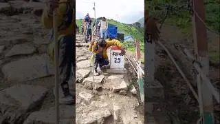 The Most Spiritual Trek In The World kedarnath #shorts #kedarnath #kedarnathtrek #trending