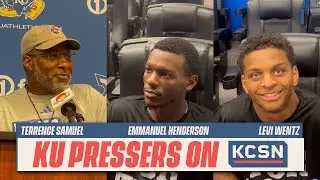 Terrence Samuel and KU Football WRs Talk about Fall Camp