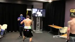 Daniel Geale Hits The Pads Ahead Of His All Australian Showdown With Jarrod Fletcher