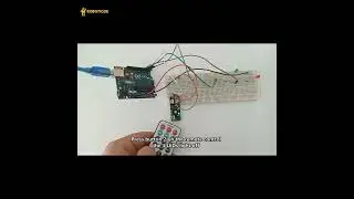 #remotely  #light  up #leds  by #remote  #control  using KY-032 #infrared  sensor  and #arduino  UNO