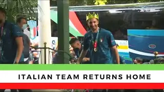 Italian Team Returns Home After Tournament Victory | Euro 2020 | Italy | Minar'S