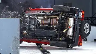 2022 Jeep Wrangler 4-door FLIPPED OVER During Crash Test !